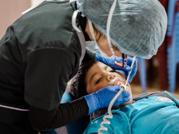 Medical Ministry International dental team treating a patient